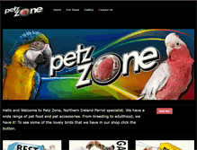 Tablet Screenshot of petzzone.co.uk